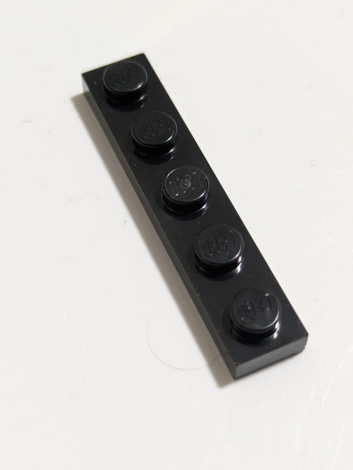 1x5 Platte schwarz