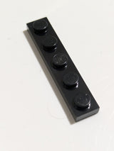 1x5 Platte schwarz