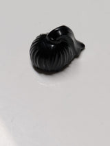 Minifigur, weiblicher Haarschnitt mit Pferdeschwanz schwarz