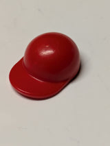 Mütze Basecap Schirmmütze kurz, gebogen rot
