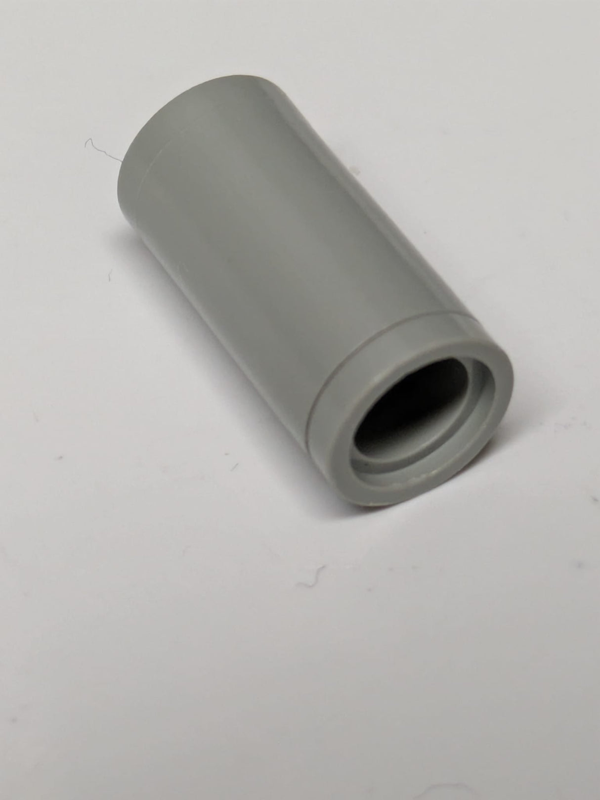 Pin- Verbinder ohne Slot rund althellgrau light gray
