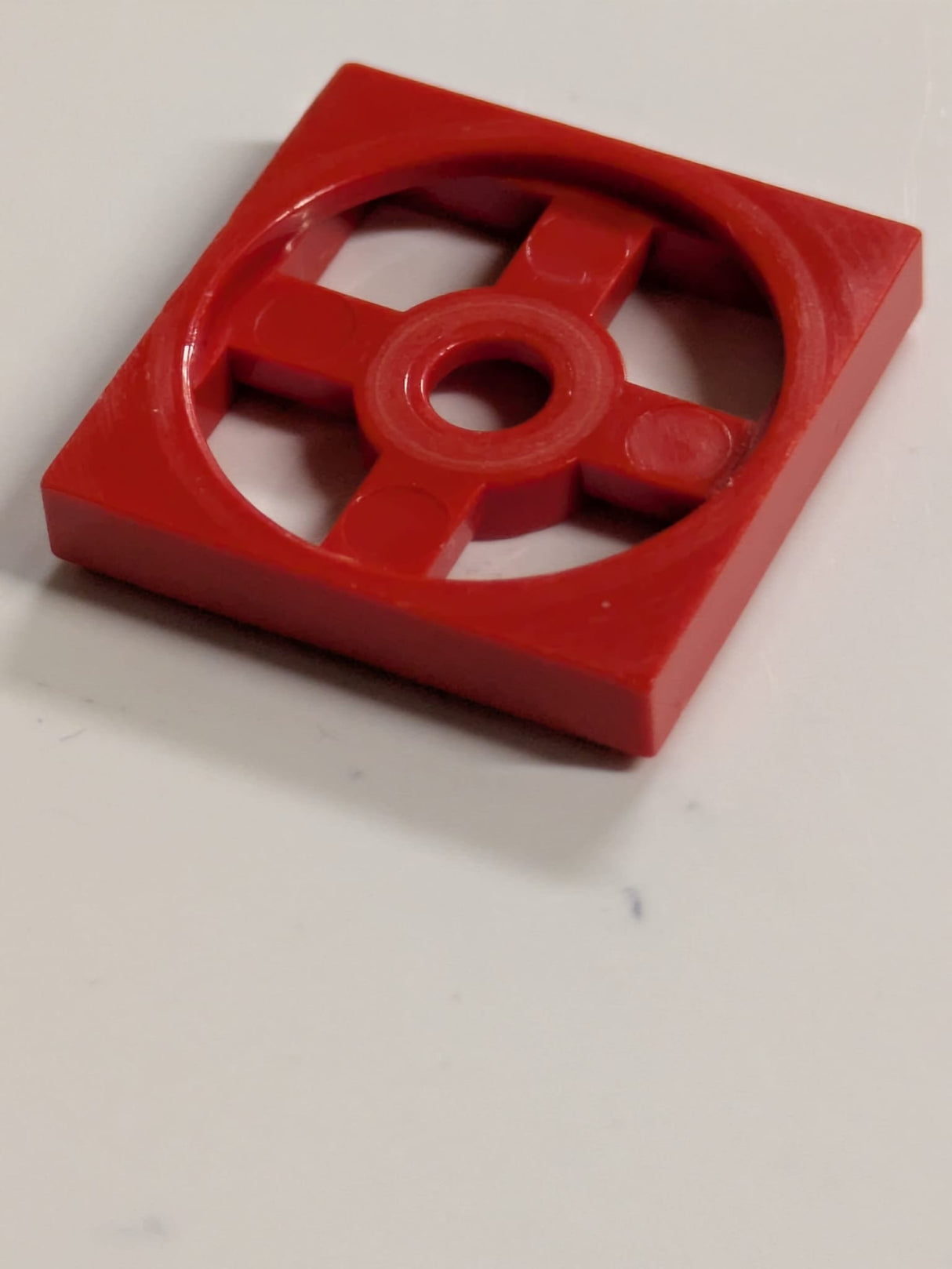 2x2 Drehteller Platte Unterseite rot