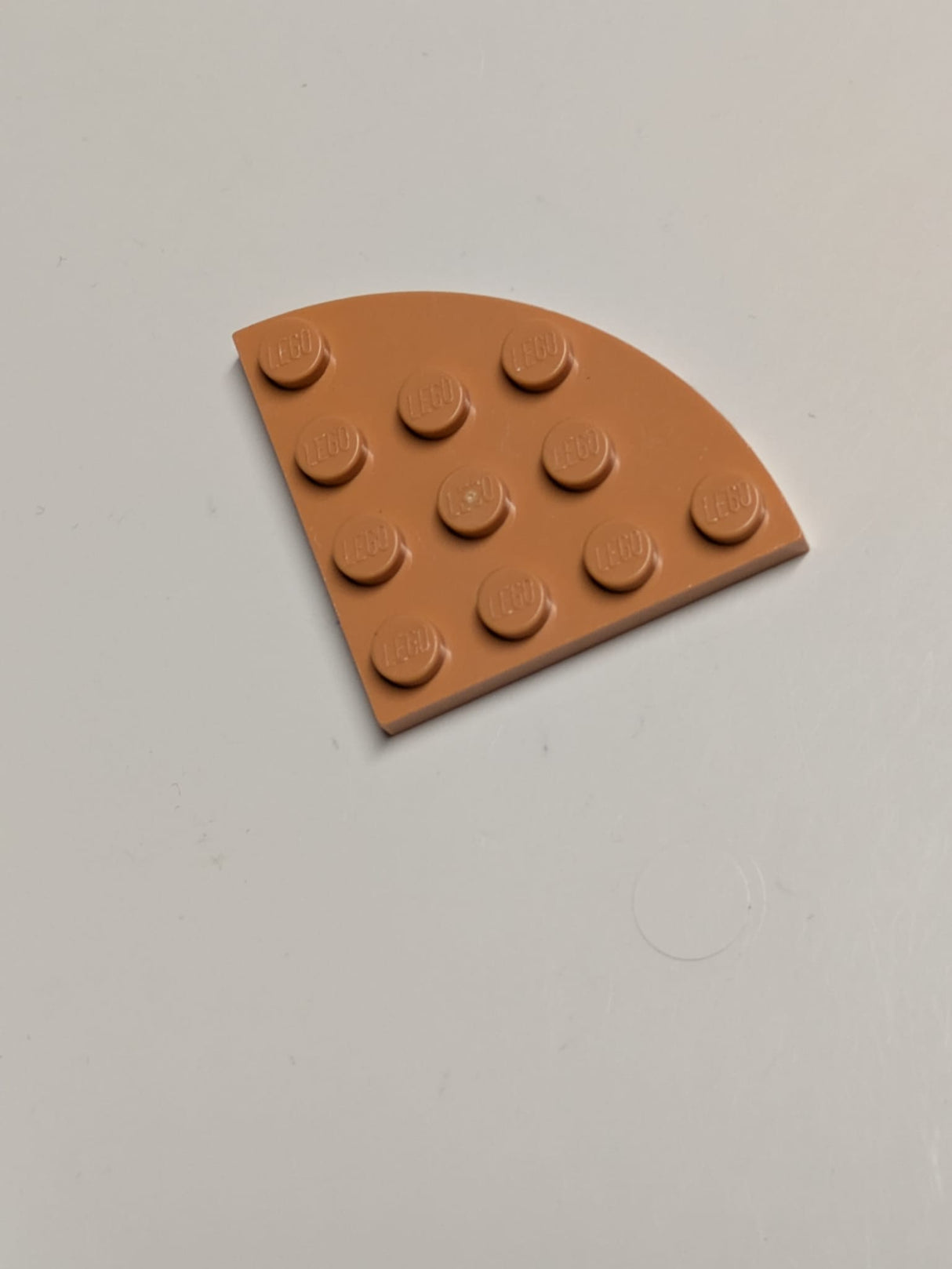 4x4 Platte, abgerundete Ecken nougat