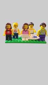 Bunte Tüte mit diesen 5 Minifiguren "Sommer" aus dem Bereich City cty115