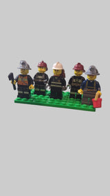 Bunte Tüte mit diesen 5 Minifiguren "Feuerwehr" aus dem Bereich City cty117