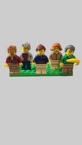 Bunte Tüte mit diesen 5 Minifiguren "am Bus" aus dem Bereich City cty119