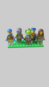 Bunte Tüte mit diesen 5 Minifiguren "Luftfahrt" aus dem Bereich City cty122