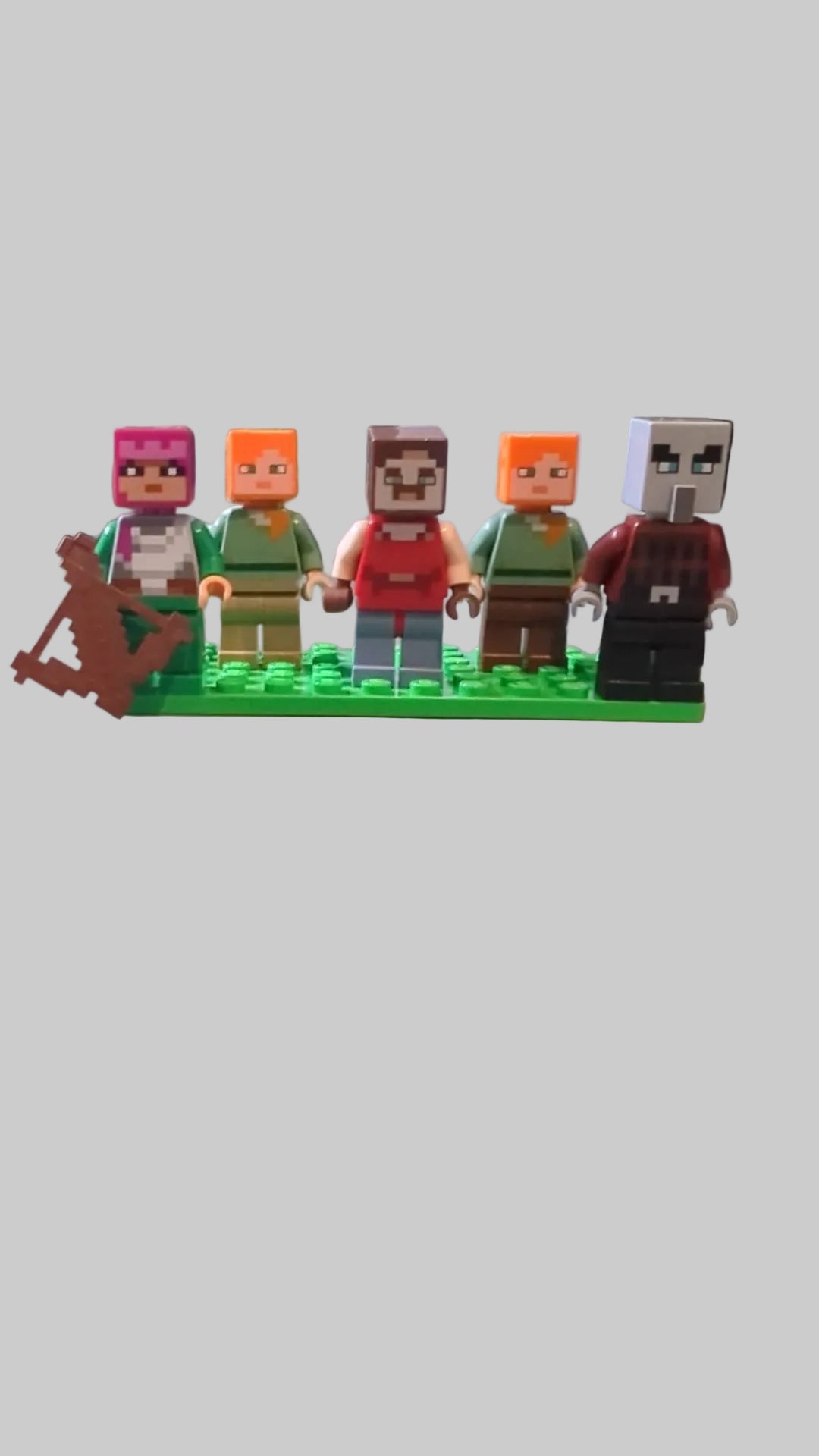 Bunte Tüte mit diesen 5 Minifiguren aus dem Bereich Minecraft min07