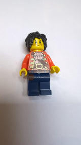 Neu Strubbel mit orangerotem Oberteil, doppeltes Gesicht