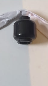 Minifigur, Kopf „Einfach“ – Massiver Noppen schwarz