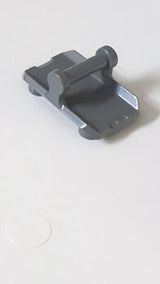 Platte, modifizierte 2 x 3 umgekehrt mit 4 Bolzen und Stangengriff an der Unterseite "Wippplatte" neudunkelgrau