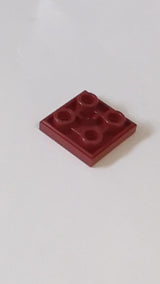 2x2 Fliese modifiziert invertiert dunkelrot