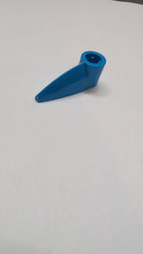 1x3 Bionicle Zahn mit Achsenloch „Bohrok Auge“ dunkelazur