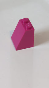 2x2x2 Schräge 65 mit Bodenrohr magenta