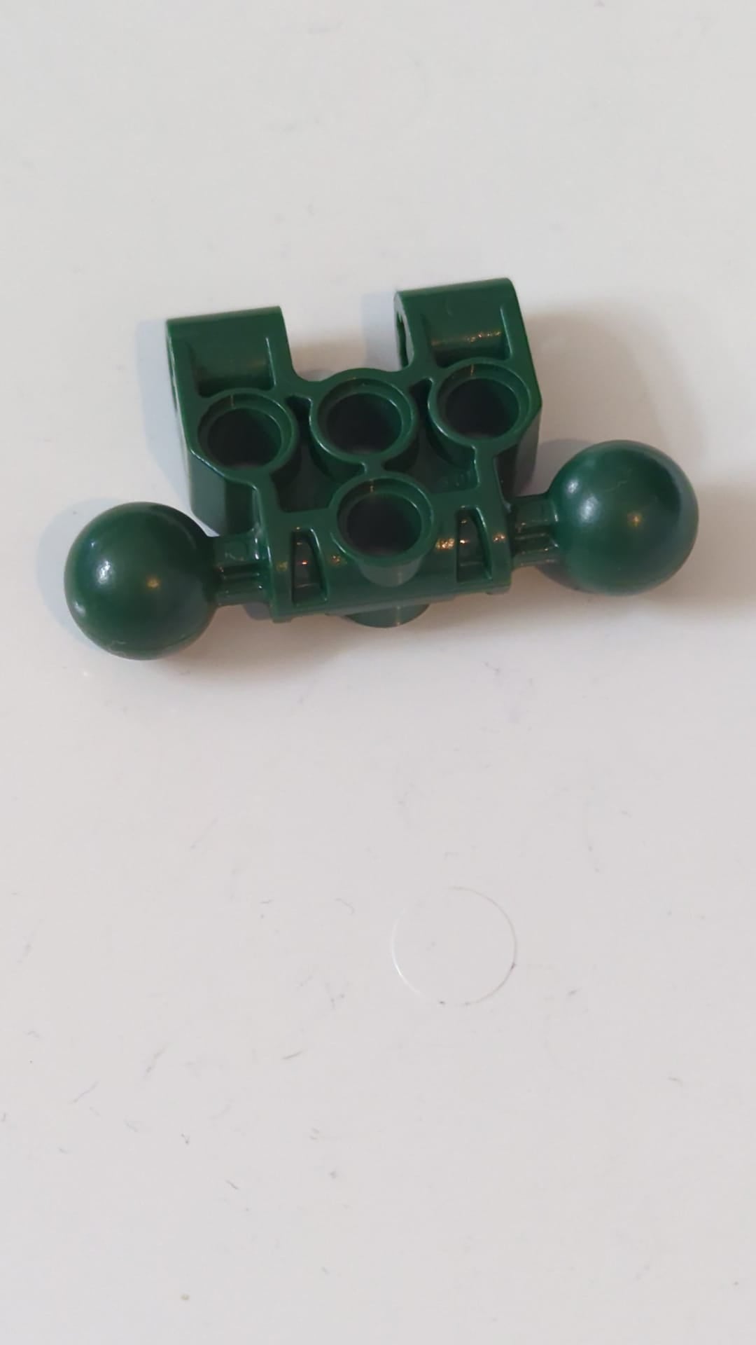 Bionicle Vahki Torso Unterteil mit 2 Kugelgelenken und 4 Stiftlöchern dunkelgrün