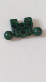 Bionicle Vahki Torso Unterteil mit 2 Kugelgelenken und 4 Stiftlöchern dunkelgrün
