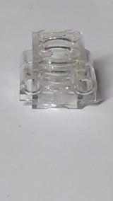 Technik Motor Zylinder / Cylinder mit seitlichen Slots transparent weiß