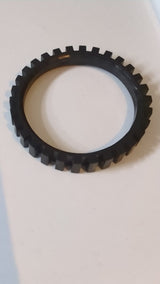 Lauffläche mit 30 Profilen schwarz