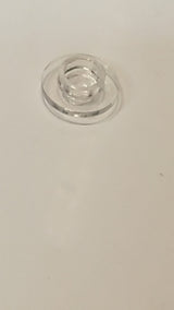 NEU Minifigur, Untertasse mit Hohlnoppen transparent weiß