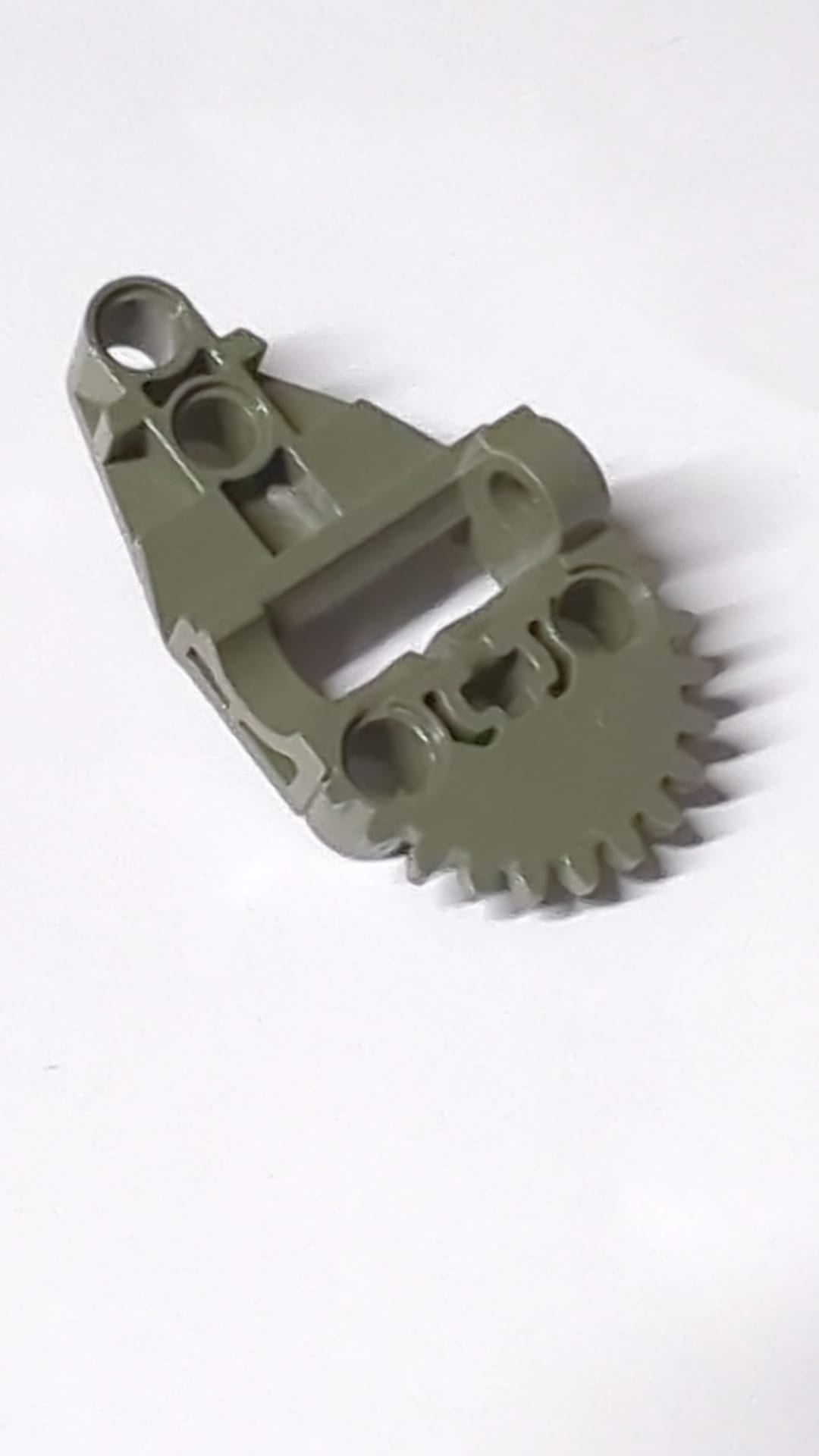 Technik Zahnrad Gearbox Hälfte altdunkelgrau