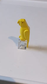 Vogel, Papagei mit kleinem Schnabel gelb