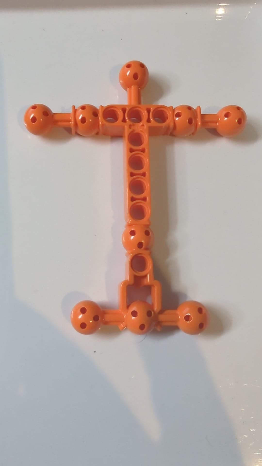 Hero Factory Torso, groß mit 9 Kugelgelenken orange