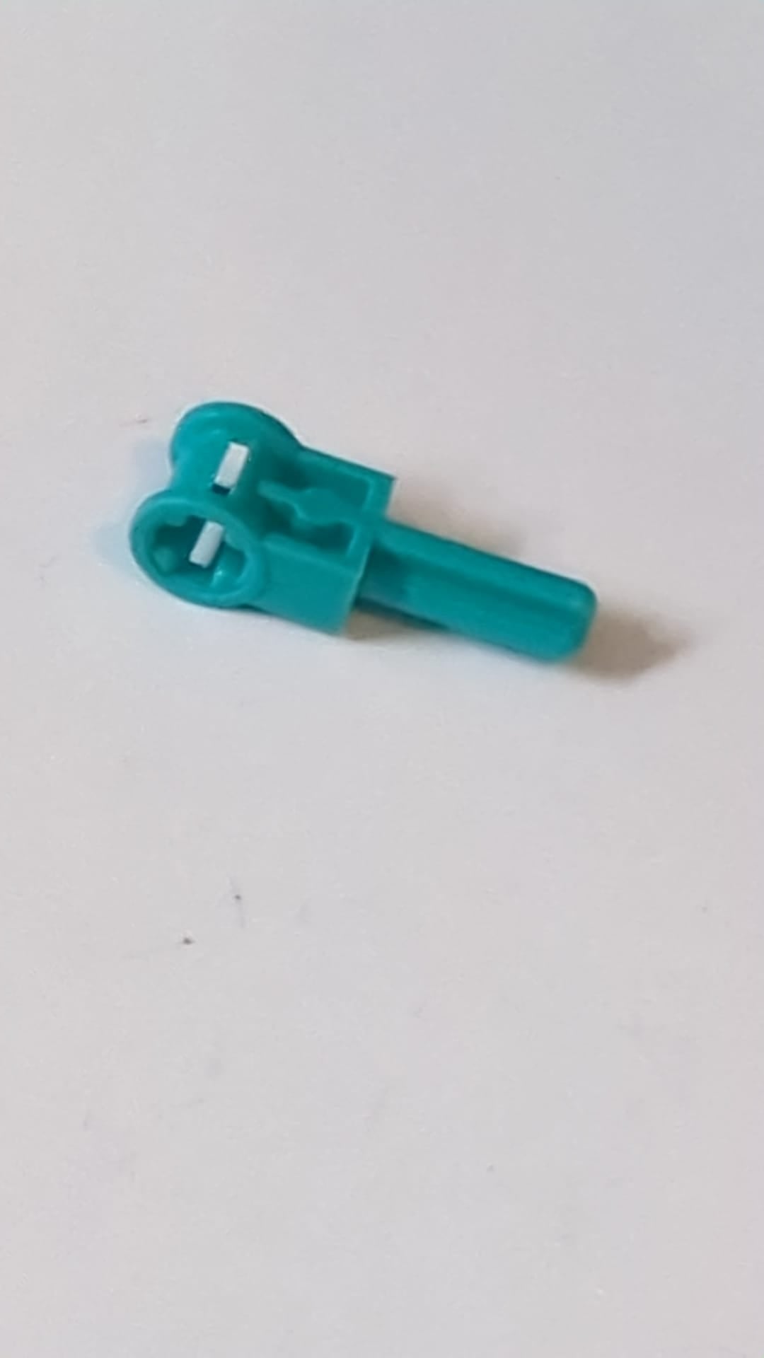 Technic, Achse 2L mit Wendehebel-Achsenverbinder türkis