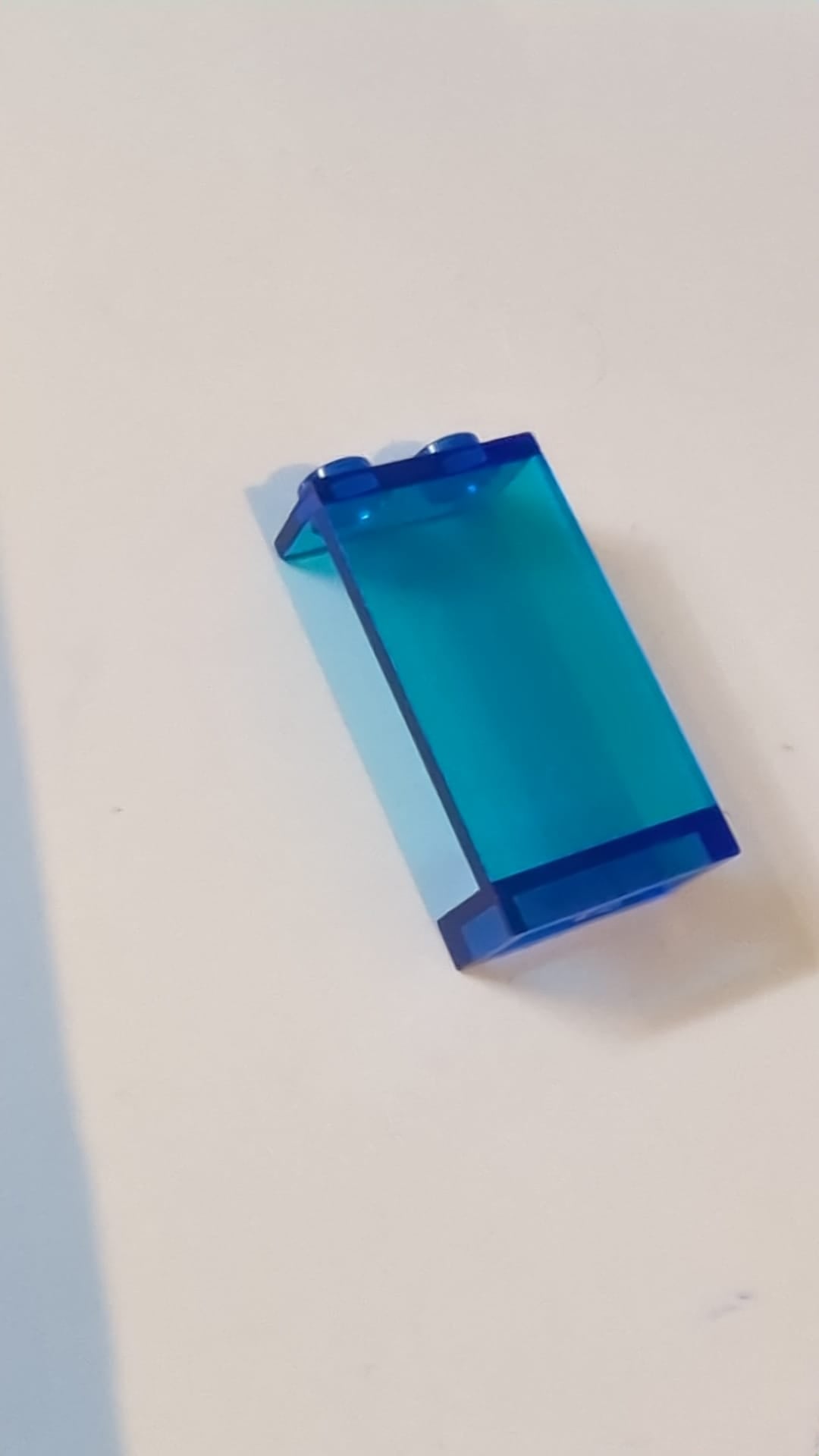 1x2x3 Paneel  - Massive Ständer transparent dunkelblau