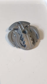 5x5 Bionicle-Waffe Schild mit Flammen Zwilling pearl hellgrau