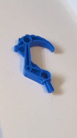 Bionicle-Klauenhaken mit Achse blau