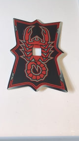 Kunststoffschild für große Figuren mit Knights Kingdom Vladek Scorpion-Muster