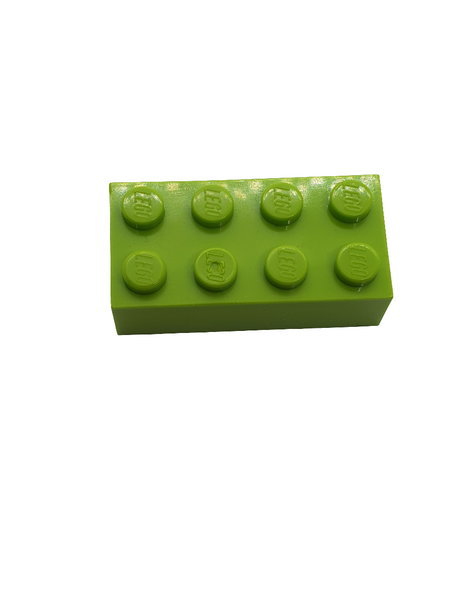 NEU Brick 2x4 lindgrün lime