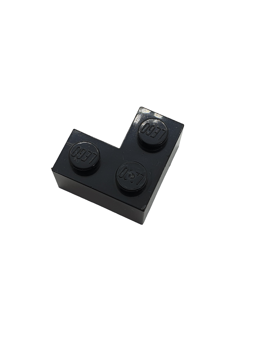 NEU Stein 2 x 2 Ecke schwarz