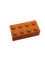 NEU Brick 2x4 orange orange