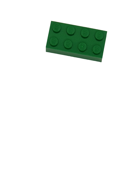 NEU Brick 2 x 4 grün green