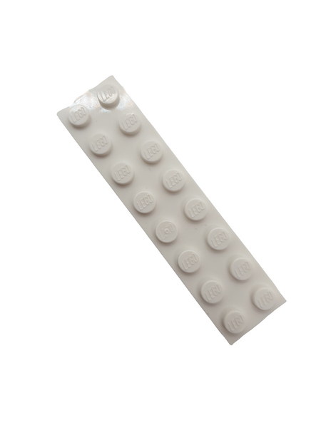 NEU Brick 2 x 8 weiss white