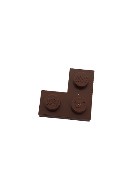 NEU Plate 2 x 2 Corner neubraun reddish brown