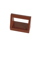 NEU Tile, Modified 1 x 2 with Bar Handle neubraun reddish brown