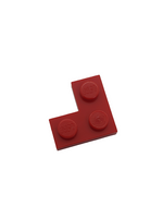 NEU Plate 2x2 Corner rot red