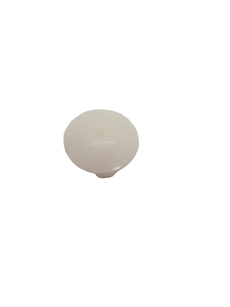 NEU Plate, Round 2 x 2 with Rounded Bottom (Boat Stud) weiss white