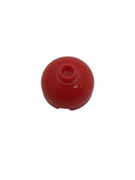 NEU Brick, Round 2 x 2 Dome Top with Bottom Axle Holder - Hollow Stud rot red