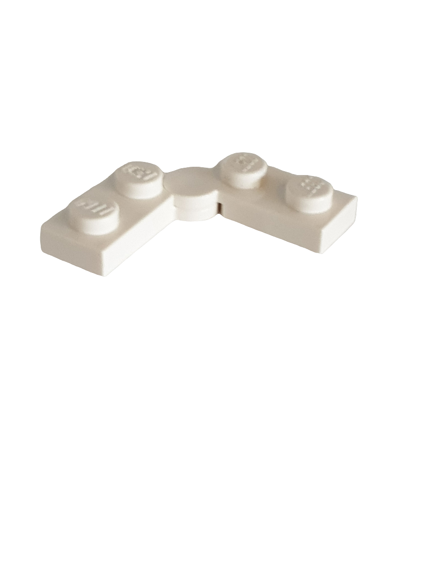 NEU Hinge Plate 1 x 4 Swivel &#40;2429 / 2430&#41; weiss white