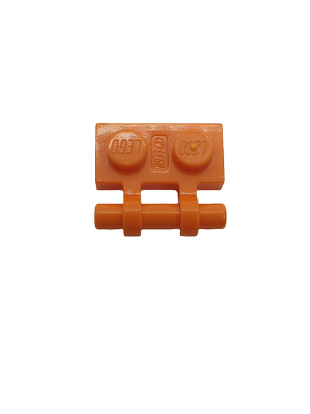 NEU Plate, Modified 1 x 2 with Bar Handle on Side - Free Ends orange orange