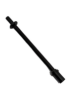 NEU Bar   8L with Stop Rings and Pin (Technic, Figure Accessory Ski Pole) - Flat End schwarz black