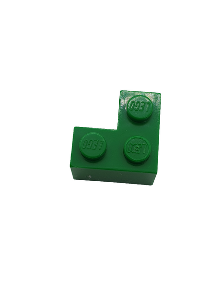 NEU Brick 2 x 2 Corner grün green