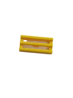 NEU Tile, Modified 1 x 2 Grille with Bottom Groove / Lip gelb yellow