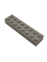 NEU Brick 2 x 8 neuhellgrau light bluish gray