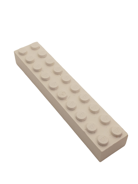 NEU Brick 2 x 10 weiss white