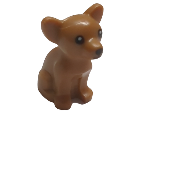 NEU Dog, Chihuahua with Black Eyes, Nose and Mouth and White Pupils Pattern nougat medium nougat