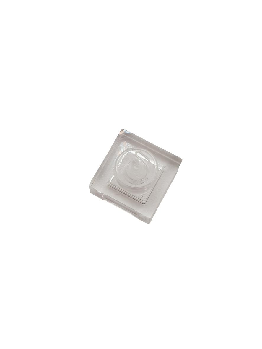 NEU Platte 1 x 1 transparent weiß
